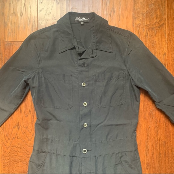 Blue Pearl by Allen Schwartz Button Up Jumpsuit - Size XS - Picture 3 of 10